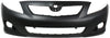 COROLLA 09-10 FRONT BUMPER COVER, Primed, w/ Spoiler Holes, S/XRS Models, North America Built - CAPA