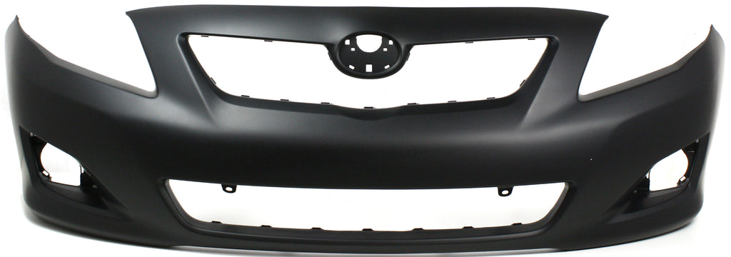 COROLLA 09-10 FRONT BUMPER COVER, Primed, w/ Spoiler Holes, S/XRS Models, North America Built - CAPA