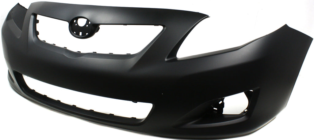 COROLLA 09-10 FRONT BUMPER COVER, Primed, w/ Spoiler Holes, S/XRS Models, North America Built - CAPA