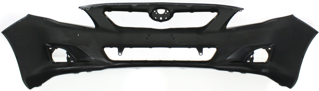 COROLLA 09-10 FRONT BUMPER COVER, Primed, w/ Spoiler Holes, S/XRS Models, North America Built - CAPA