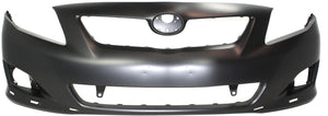 COROLLA 09-10 FRONT BUMPER COVER, Primed, w/ Spoiler Holes, S/XRS Models, North America Built