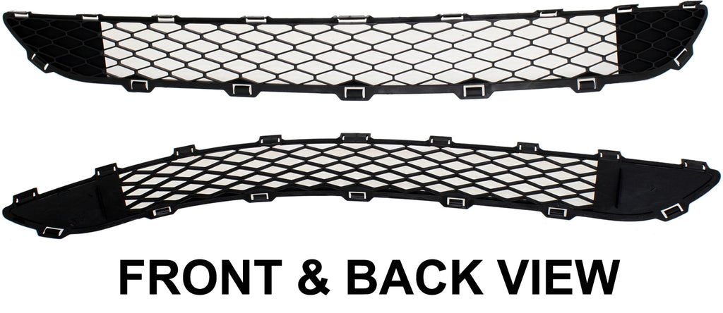SIENNA 06-10 FRONT BUMPER GRILLE, Lower, Black, w/o Laser Cruise Control - CAPA