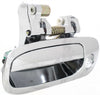 COROLLA/PRIZM 98-02 FRONT EXTERIOR DOOR HANDLE LH, All Chrome, w/ Keyhole