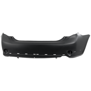 COROLLA 09-10 REAR BUMPER COVER, Primed, w/ Spoiler Holes, S/XRS Models, North America Built Vehicle