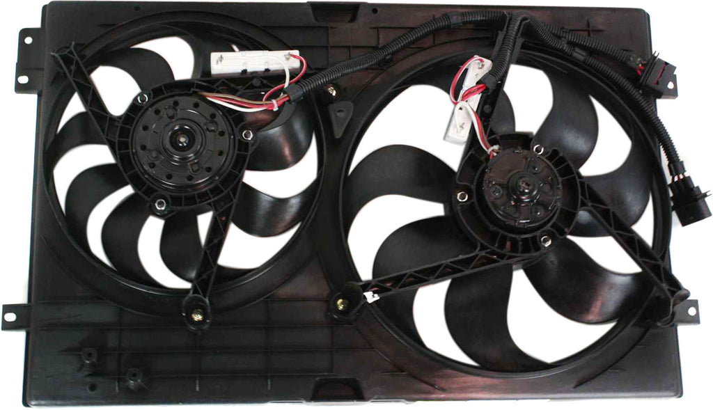 JETTA 99-05 RADIATOR FAN SHROUD ASSEMBLY, Dual