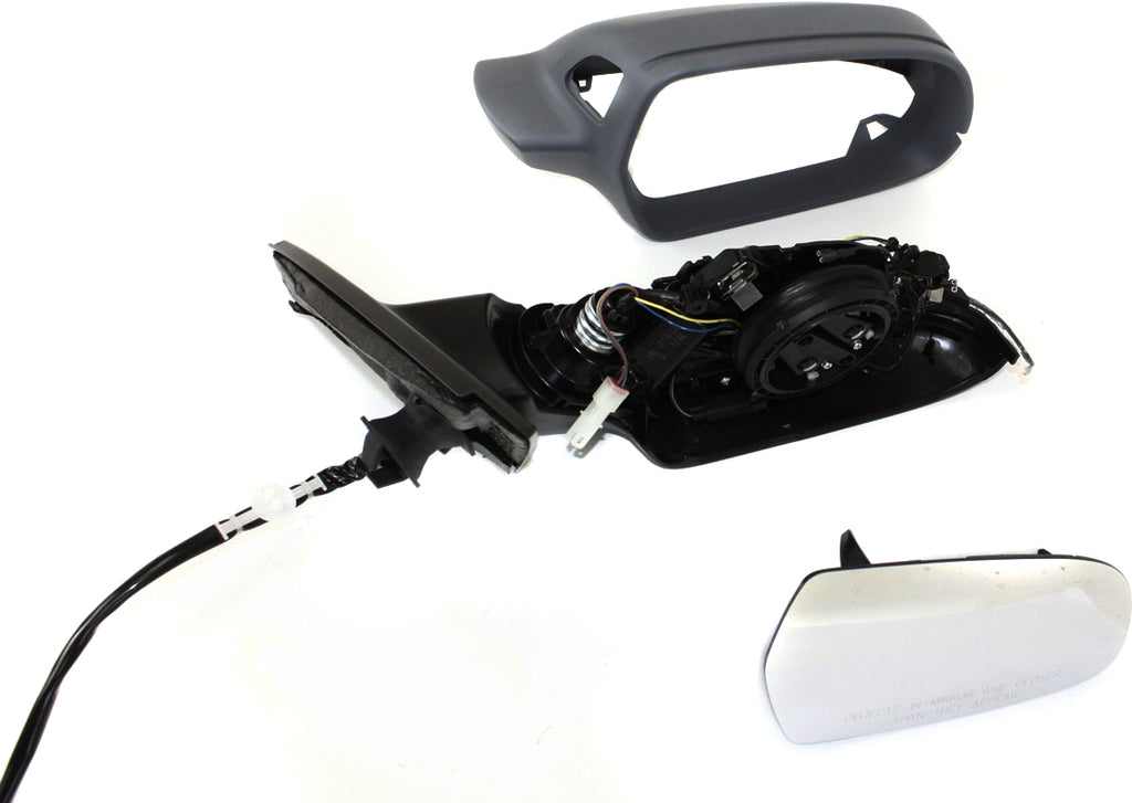 A4/S4 10-11 MIRROR RH, Power, Manual Folding, Heated, Paintable, w/o Memory, w/ Signal Light, w/o Auto-Dimming and Memory, w/o Lane Change Assist, Sedan/Wagon