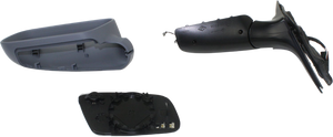 A6 00-04 MIRROR LH, Power, Manual Folding, Heated, Paintable, w/o Auto Dimming and Memory