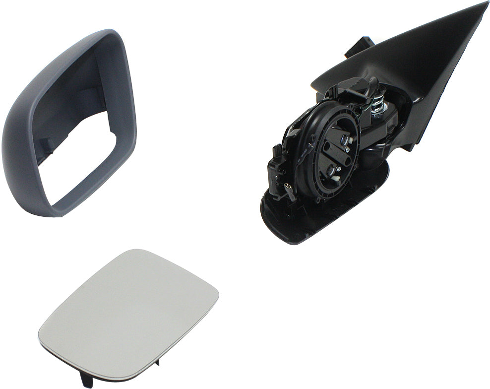 A6 00-04 MIRROR LH, Power, Manual Folding, Heated, Paintable, w/o Auto Dimming and Memory