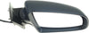 A3 06-08 MIRROR RH, Power, Manual Folding, Heated, Paintable, w/o Signal Light