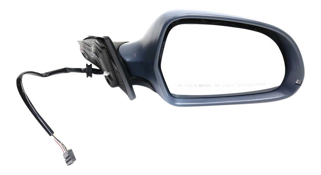 A5 QUATTRO/S5 08-08 MIRROR RH, Power, Manual Folding, Heated, Paintable, w/ Signal Light, w/o Memory, Coupe