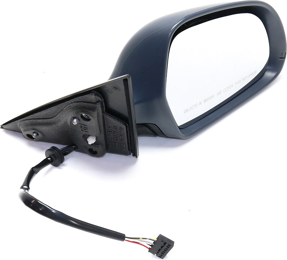 A5 QUATTRO/S5 08-08 MIRROR RH, Power, Manual Folding, Heated, Paintable, w/ Signal Light, w/o Memory, Coupe