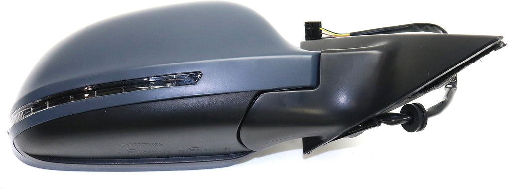 A5 QUATTRO/S5 08-08 MIRROR RH, Power, Manual Folding, Heated, Paintable, w/ Signal Light, w/o Memory, Coupe