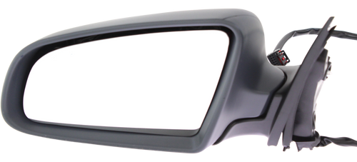 A6 05-08/S6 07-08 MIRROR LH, Power, Manual Folding, Heated, Textured, w/ Puddle Light