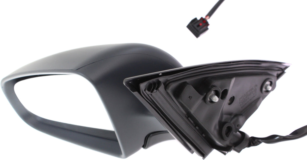 A6 05-08/S6 07-08 MIRROR LH, Power, Manual Folding, Heated, Textured, w/ Puddle Light