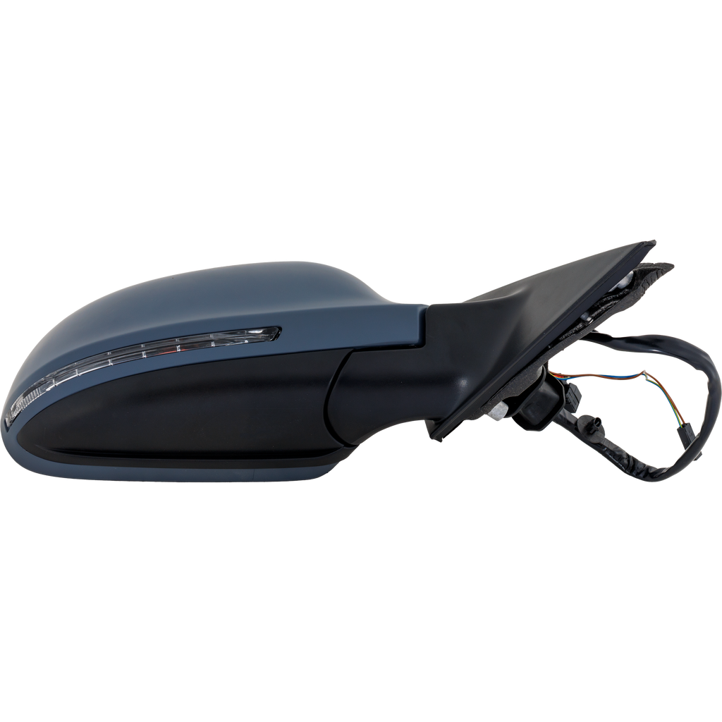 A4/S4 09-16 MIRROR RH, Power, Power Folding, Heated, Paintable, w/ Signal Light, w/o Auto-Dimming and Memory, w/ BSD, (A4 ALLROAD 13-16)