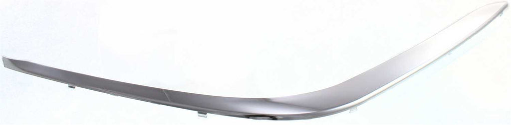 7-SERIES 95-01 FRONT BUMPER MOLDING RH, Outer Cover, Chrome, Plastic, w/o Head lamp Washers