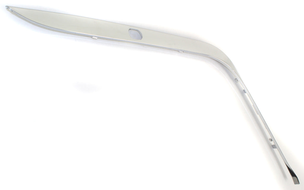 7-SERIES 95-01 FRONT BUMPER MOLDING RH, Outer Cover, Chrome, Plastic, w/ Head lamp Washers