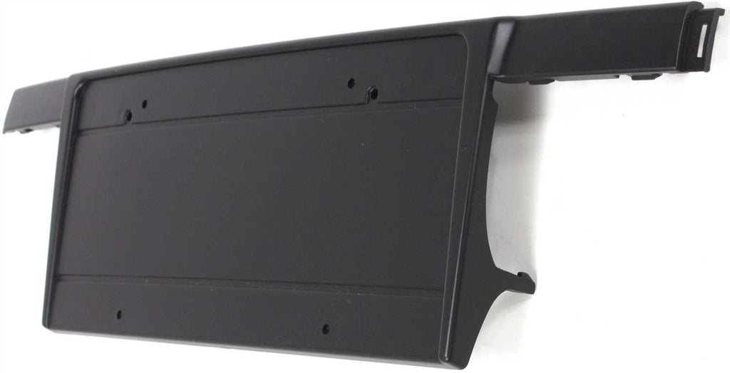 5-SERIES 01-03 FRONT LICENSE PLATE BRACKET, Black, with Chrome Molding, USA Built