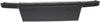 5-SERIES 01-03 FRONT LICENSE PLATE BRACKET, Black, with Chrome Molding, USA Built