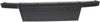 5-SERIES 01-03 FRONT LICENSE PLATE BRACKET, Black, with Chrome Molding, USA Built