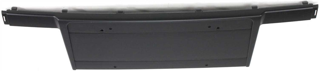 5-SERIES 01-03 FRONT LICENSE PLATE BRACKET, Black, with Chrome Molding, USA Built