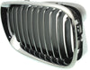 3-SERIES 02-05 GRILLE RH, Chrome, Plastic, Sedan/Wagon