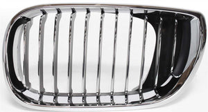 3-SERIES 02-05 GRILLE LH, Chrome, Plastic, Sedan/Wagon