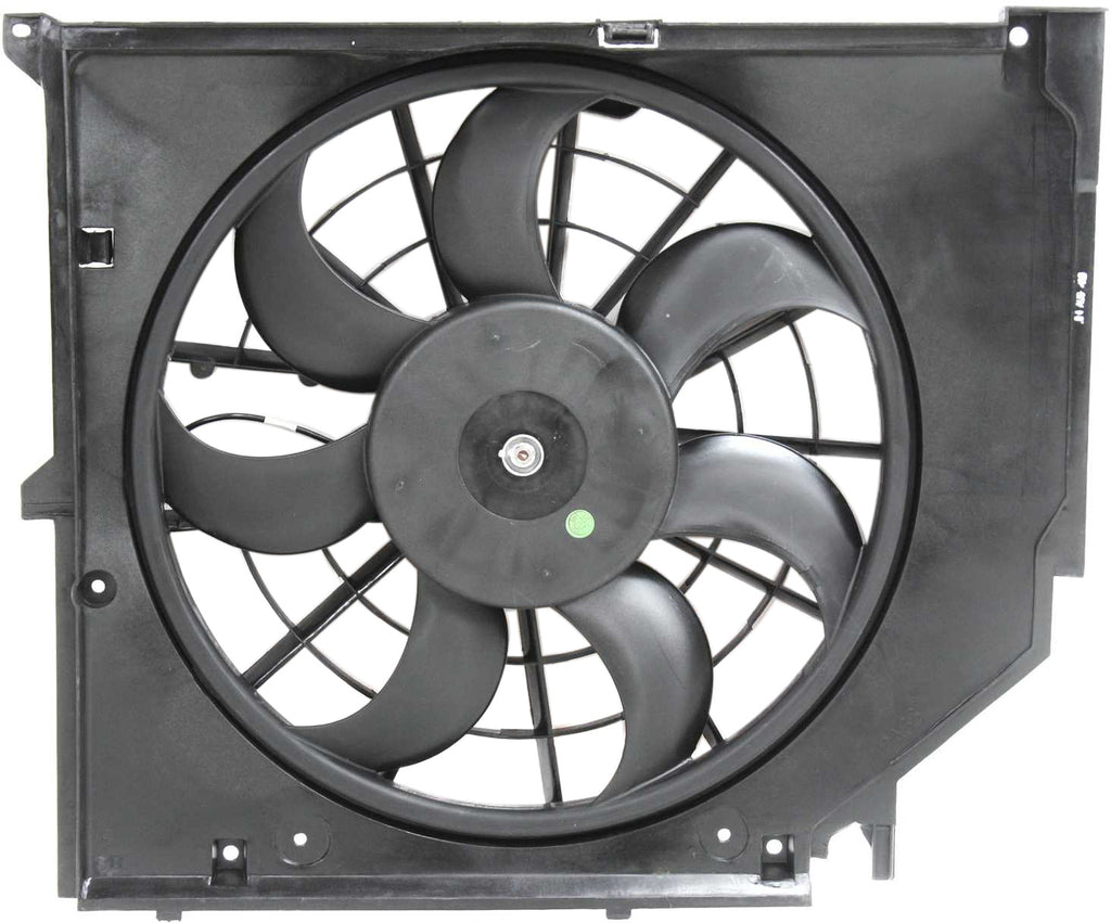 3-SERIES 99-06 RADIATOR FAN ASSEMBLY, E46 Body, Man Trans, w/ Control module