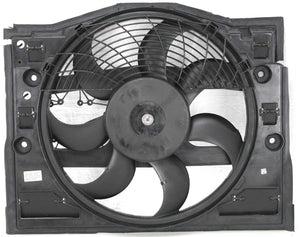 3-SERIES 99-06 A/C CONDENSER FAN ASSEMBLY, E46 Body, w/o Control module