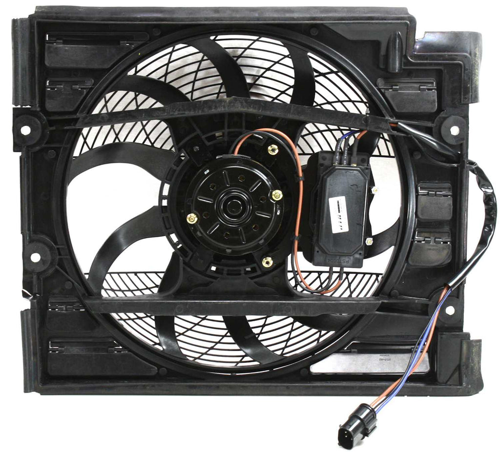 5-SERIES 99-03 A/C FAN SHROUD ASSEMBLY, w/ Control module