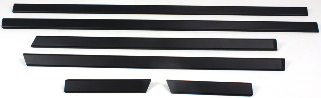5-SERIES 01-03 FRONT DOOR MOLDING, Assembly, w/o Chrome, 6 Pcs.