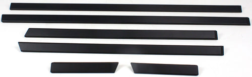 5-SERIES 01-03 FRONT DOOR MOLDING, Assembly, w/o Chrome, 6 Pcs.