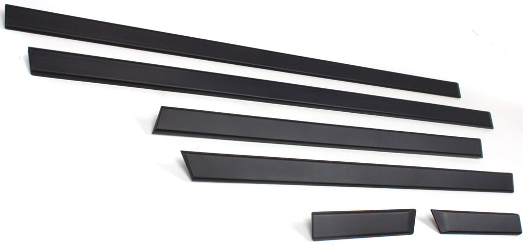 5-SERIES 01-03 FRONT DOOR MOLDING, Assembly, w/o Chrome, 6 Pcs.