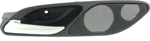 3-SERIES 99-06 FRONT INTERIOR DOOR HANDLE LH, Standard Sound System, Chrome-Black