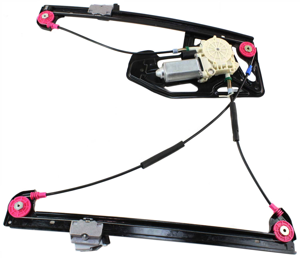7-SERIES 95-01 FRONT WINDOW REGULATOR LH, Power, w/ Motor, Insulated Glass