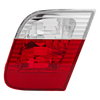 3-SERIES 02-05 TAIL LAMP RH, Inner, Lens and Housing, Clear and Red Lens, Sedan