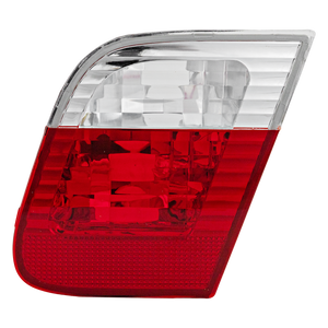 3-SERIES 02-05 TAIL LAMP RH, Inner, Lens and Housing, Clear and Red Lens, Sedan