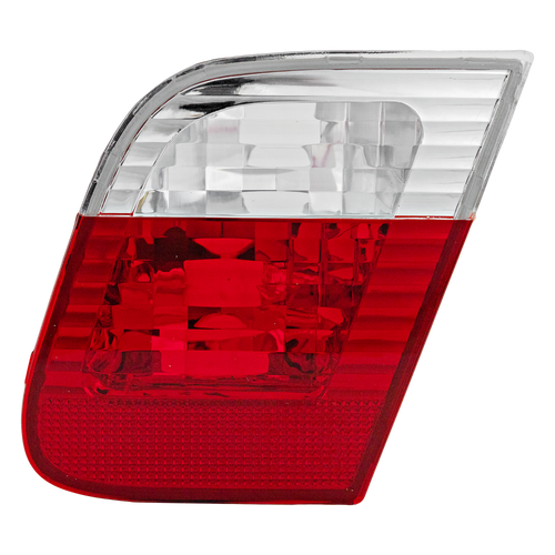3-SERIES 02-05 TAIL LAMP RH, Inner, Lens and Housing, Clear and Red Lens, Sedan