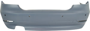 5-SERIES 04-07 REAR BUMPER COVER, Primed, w/o M Pkg, w/ Park Dist Ctrl Snsr Holes, Sedan