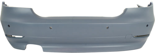 5-SERIES 04-07 REAR BUMPER COVER, Primed, w/o M Pkg, w/ Park Dist Ctrl Snsr Holes, Sedan