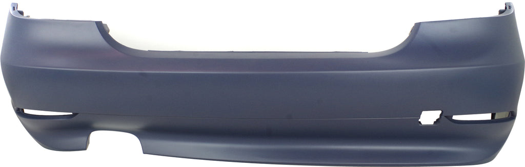 5-SERIES 04-07 REAR BUMPER COVER, Primed, w/o M Pkg, w/o Park Dist Ctrl Snsr Holes, Sedan