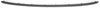 Rear Bumper Molding For 1999-2001 BMW 3-Series Molding Center Black Replacement B763513