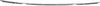 5-SERIES 97-00 REAR BUMPER MOLDING, Center Cover, Chrome, Sedan