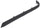 5-SERIES 97-00 REAR BUMPER MOLDING RH, Outer, Textured, Plastic, Sedan