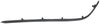 5-SERIES 97-00 REAR BUMPER MOLDING RH, Outer, Textured, Plastic, Sedan