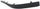 5-SERIES 97-00 REAR BUMPER MOLDING LH, Outer, Textured, Plastic, Sedan