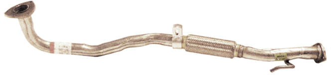 BOSAL FRONT DOWNPIPE, ALUMINIZED STEEL, NATURAL FINISH -- 45 in. length x 8 in. width x 5 in. height