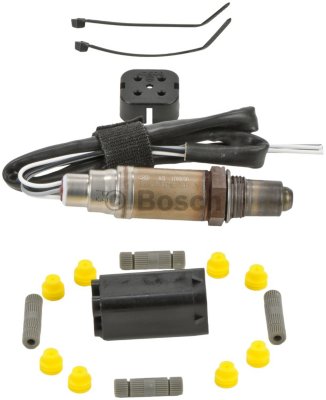 BOSCH UNIVERSAL REGULAR CLASS OXYGEN SENSOR, 4-WIRE -- 25.6 in. wire length, heated; Manufactured wi