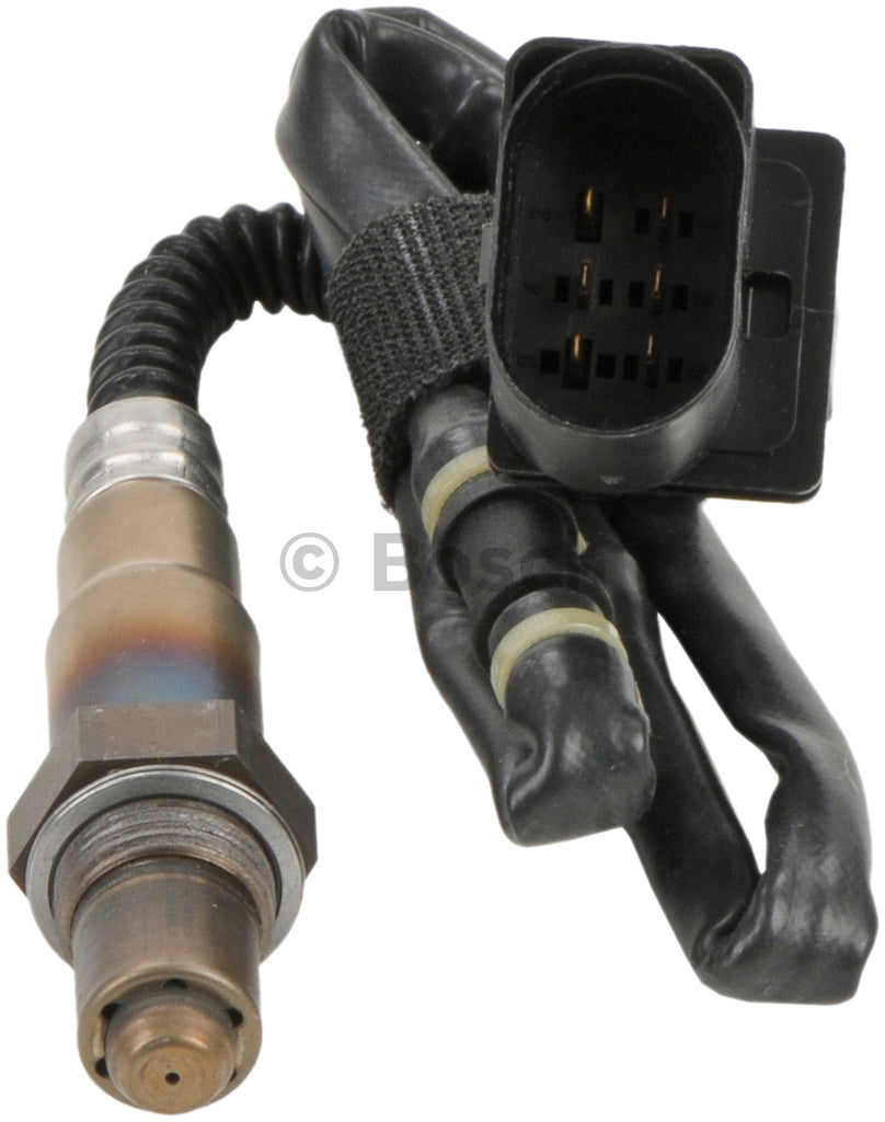 BOSCH OE TYPE SUPER CLASS OXYGEN SENSOR, 5-WIRE -- 28.9 in. wire length, wideband; Constructed of pr