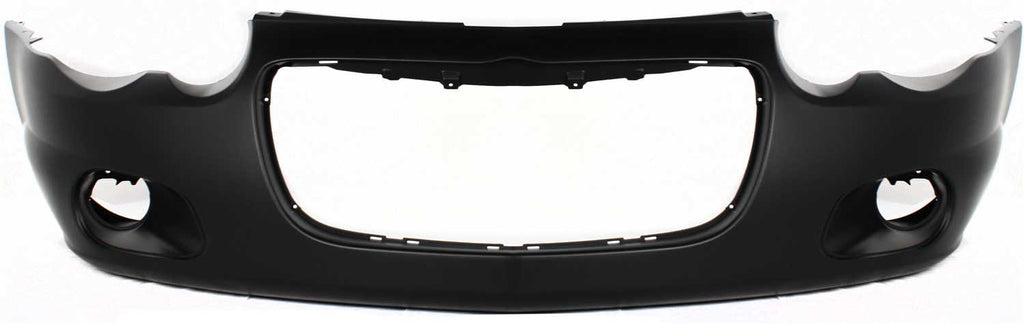SEBRING CONVERTIBLE 04-06 FRONT BUMPER COVER, Primed, w/ Fog Light Holes, Excludes Coupe